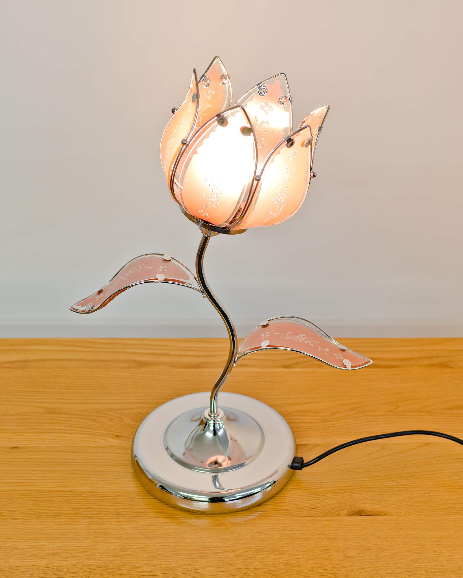 Pink Petal Lotus Flower Lamp