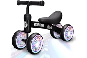 BOBIKE Baby Balance Bike Toys for 12-36 Months Kids Toy Boy and Girls Gifts Toddler Best First Birthday Gift Children Walker No Pedal Infant 4 Wheels Bicycle