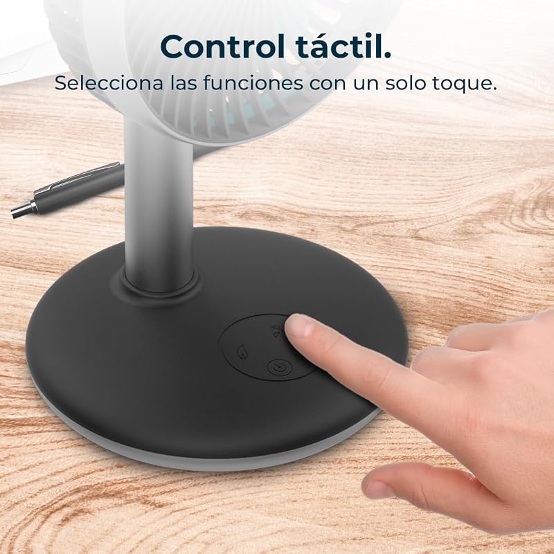 Ventilador de Sobremesa EnergySilence 4000 Portable Desk Dark Ice