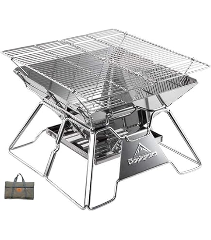 Amazon.com : Snow Peak Pack & Carry (M) Fireplace - Made of