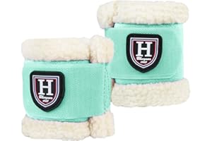 Harrison Howard Essential Premium Horse Pastern Wraps with Berber Fleece Lining Sold in Pairs Mint