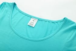 OThread & Co. Women's Basic Crop Tops Stretchy
