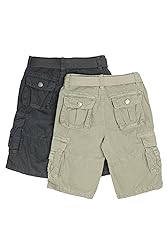 Raw X Boys Cargo Shorts 8-18 | 100% Cotton Belted