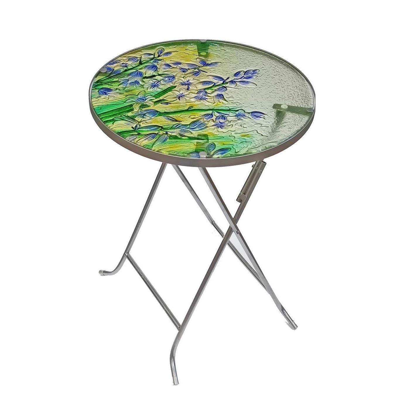 Smart Garden Bluebell Folding Glass Table Amazon.co.uk Garden & Outdoors