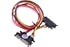 SMAKN(TM) 22-pin (7+15) Sata Male to Female Data and Power Combo Extension Cable - Slimline Sata Extension Cable M/f - 20inch (50cm)