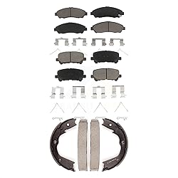 Transit Auto Front Rear Ceramic Brake Pads And