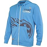 Outerstuff NFL Men's Drill Team Colors Full Zip Performance Fleece Hoodie