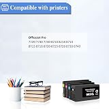 SHUOLEI 953XL Ink Cartridges Compatible HP OfficeJet Pro 7720 7730 7740 8210 view 2