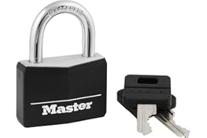 Master Lock 141D Covered Solid Body Padlock, 1-9/16-Inch Wide, 7/8-Inch Shackle