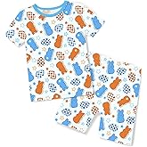 babee Reshinee Bamboo Viscose Toddler Car Pajamas Boys Girls Kids Cool Short Summer 12M-8Y Snug fit Pjs Set 2pcs