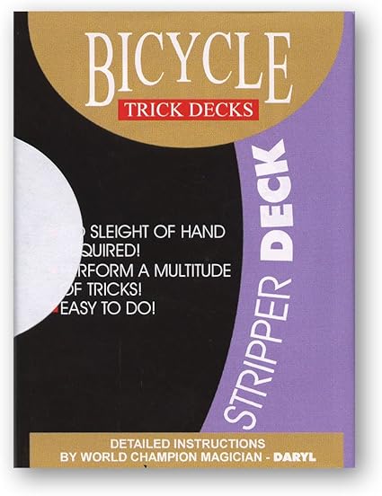 Amazon Com Murphy S Magic Stripper Deck Bicycle Blue By Us Playing Card Trick Toys Games