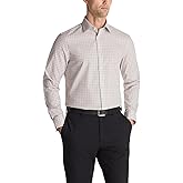 Calvin Klein Mens Dress Shirt Non Iron Stretch Slim Fit Check