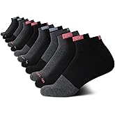 Calvin Klein Womens Quarter Socks - 12 Pack Breathable Cushioned Athletic Ankle Socks for Women for Running and Workout