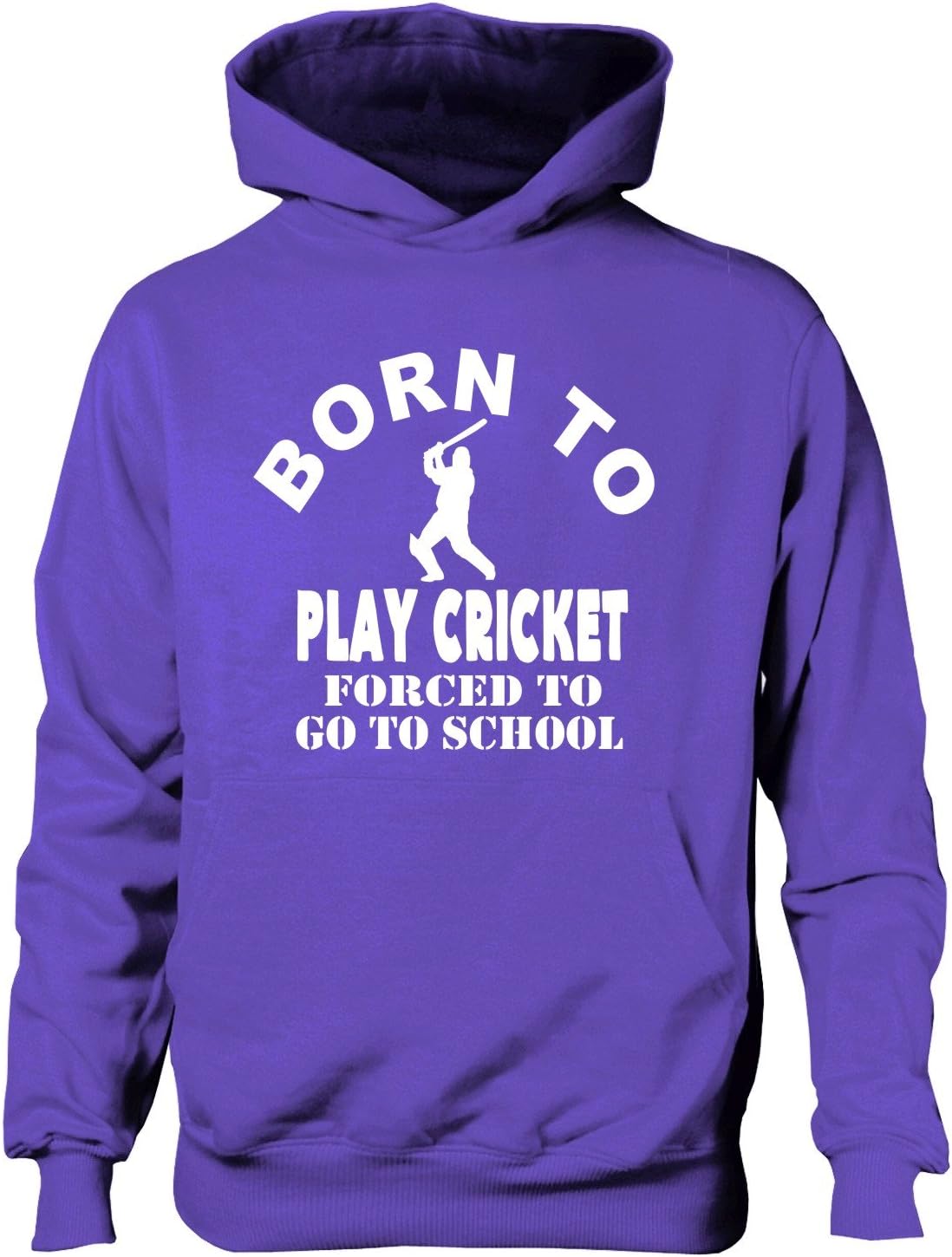 Born to Play Cricket Sports Boys Kids Hoodie Age 5-13 Years