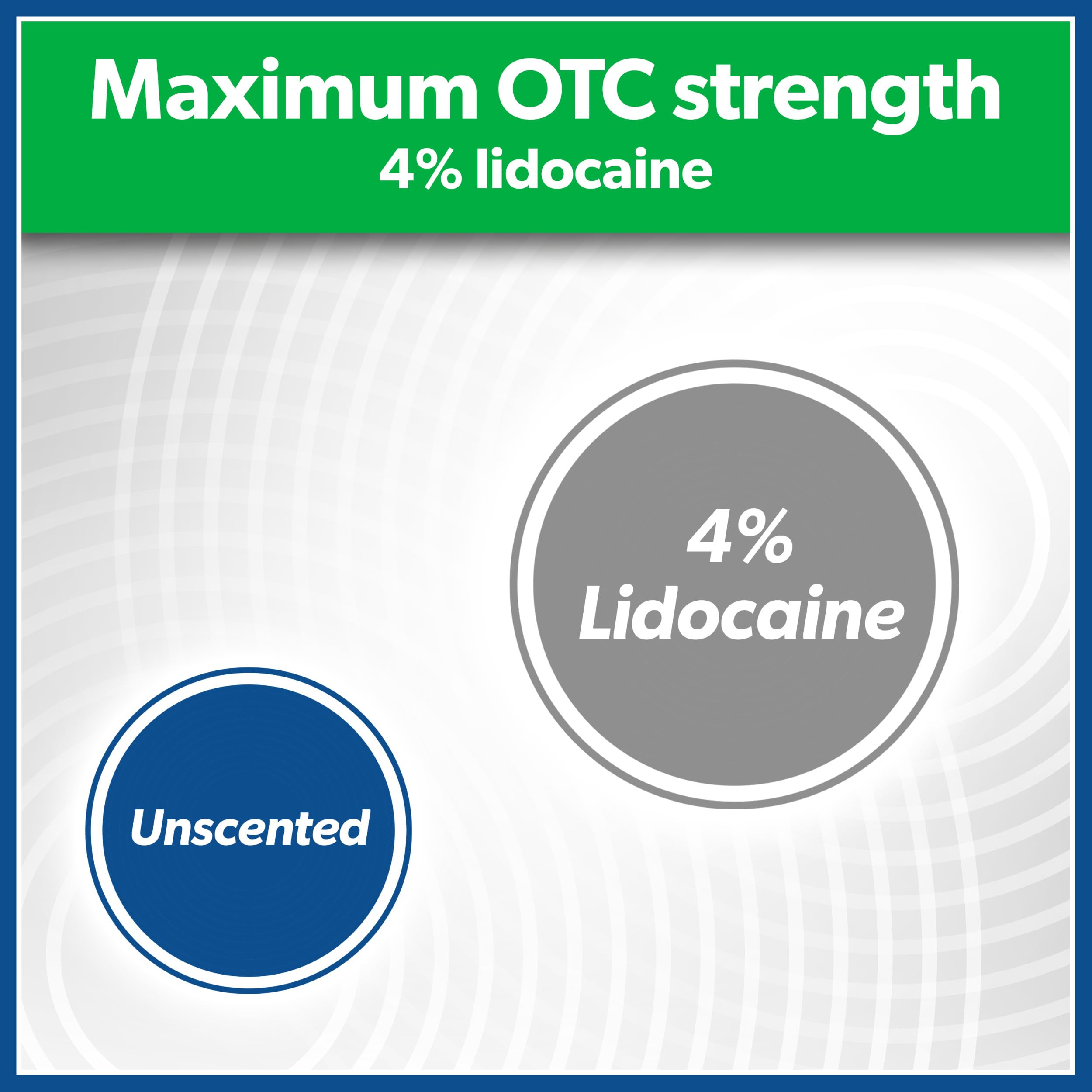 Salonpas Maximum OTC Strength Lidocaine 4% Pain Relieving Flex Patch, Apply for Up to 8 Hours, Unscented, Thin, Flexible, Lightweight, Patch Stays in Place, 7 Patches