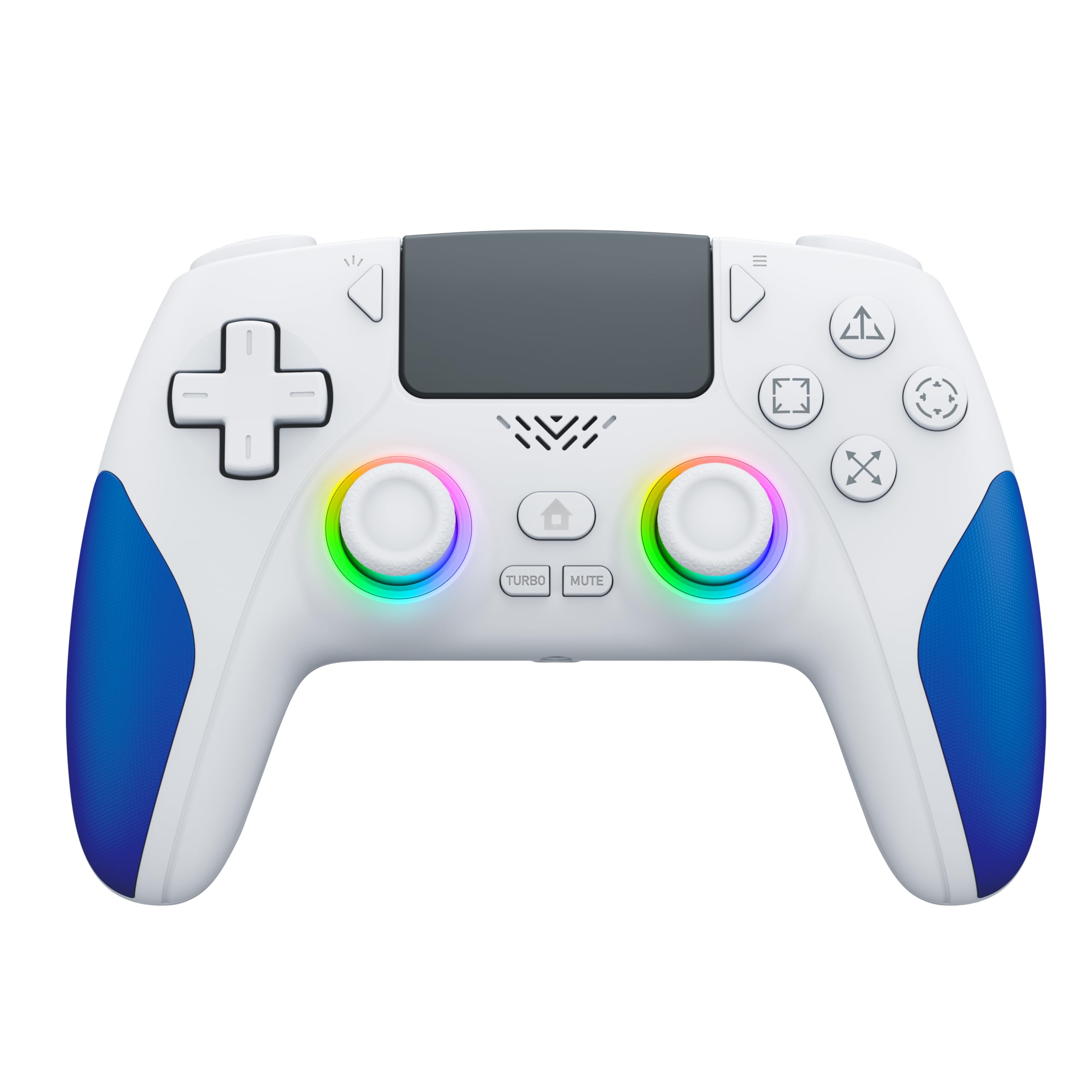 Kamylorus Wireless Controller for PS-5, Programmable/Remap/Turbo, Dual Vibration, Gaming Controller for PC with Hall Effect, 3.5Mm Audio Jack, 6-Axis Motion Control Gamepad with Speaker