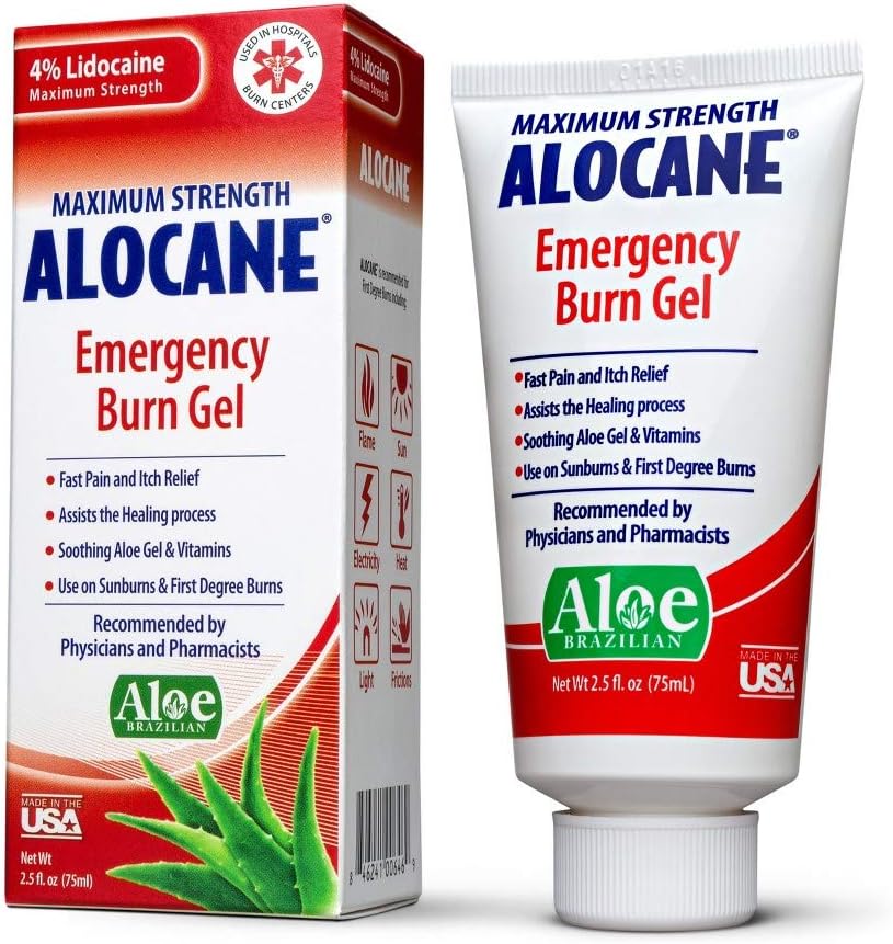 Alocane Emergency Burn Gel - 2.5 oz, Pack of 4