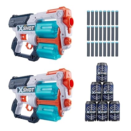Buy Xshot Excel Double Xcess Foam Dart Blaster 8 Darts 10 Discs 6 Buy Xshot Excel Double Xcess Foam Dart Blaster 8 Darts 10 Discs 6
