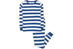 Leveret Kids Pajamas Boys & Girls Solid Colors 2 Piece Pajama Set 100% Cotton (Size 2-14 Years)