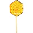 Sparko Sweets Natural Honeycomb Lollipops, Made in USA, No Artificial Ingredients, No Corn Syrup, 16 Pieces, 1.3-inch Diameter, 1.5 lbs, Gold – Ideal for Tea Stirrers, Sore Throat Remedy, and Gifts