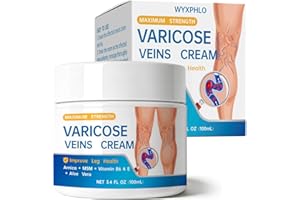 Varicose Veins Cream for Legs, Fast-acting Cream for Varicose, Blood Circulation and Skin Smoothing, Natural Ingredients for 