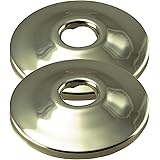 Westbrass R128-2-05 1/2 in. Copper Sure Grip Flange, Polished Nickel