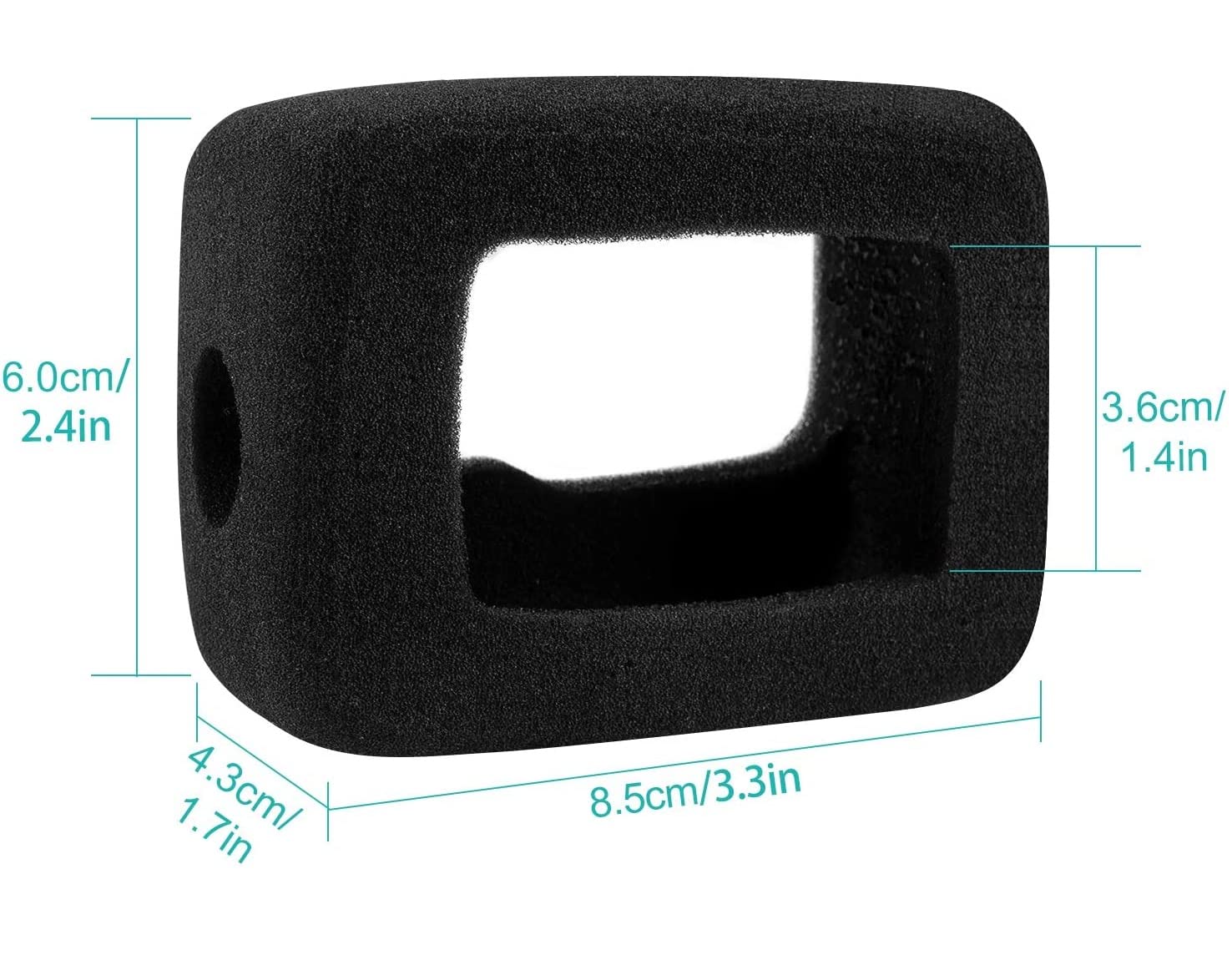 Taisioner Windslayer Cover Wind Muff for GoPro Hero 9/10/11/12/13 Black Housing Frame Case Video Noise Reduction Accessories
