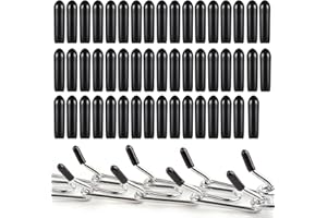 Paifeancodill Prong Collar Covers, 50 Tips per PackDogProng Collar Tips,Vinyl Comfort Prong Tips for 2.25mm-4.0mm Dog Pinch C