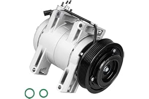 AEAGLE Air Conditioning Compressor & A/C Clutch for A/C Clutch for Nissan Rogue 2.5L L4 2008-2016, for Rogue Select 2.5L 2014 2015, for Cabstar 2.5L 2008 2009(W/One Plug, DKS17D Style)