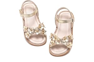 Kiderence Toddler Girls Sandals Little Girls Kids Summer Shoes Toddler Sandals