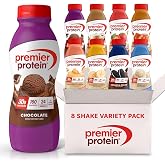 Premier Protein 30g High Protein Shake, 8 Flavor Variety Pack | 160 Calories, 24 Vitamins &amp; Minerals, No Added Sugar, Supports Muscle Health, Gluten-Free, 11.5 oz