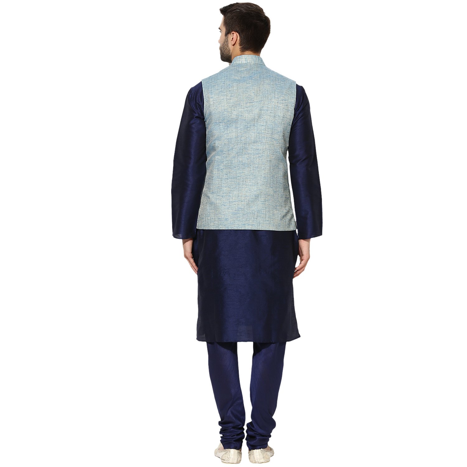 kisah benarasi cotton silkwovenwaistcoat for men's
