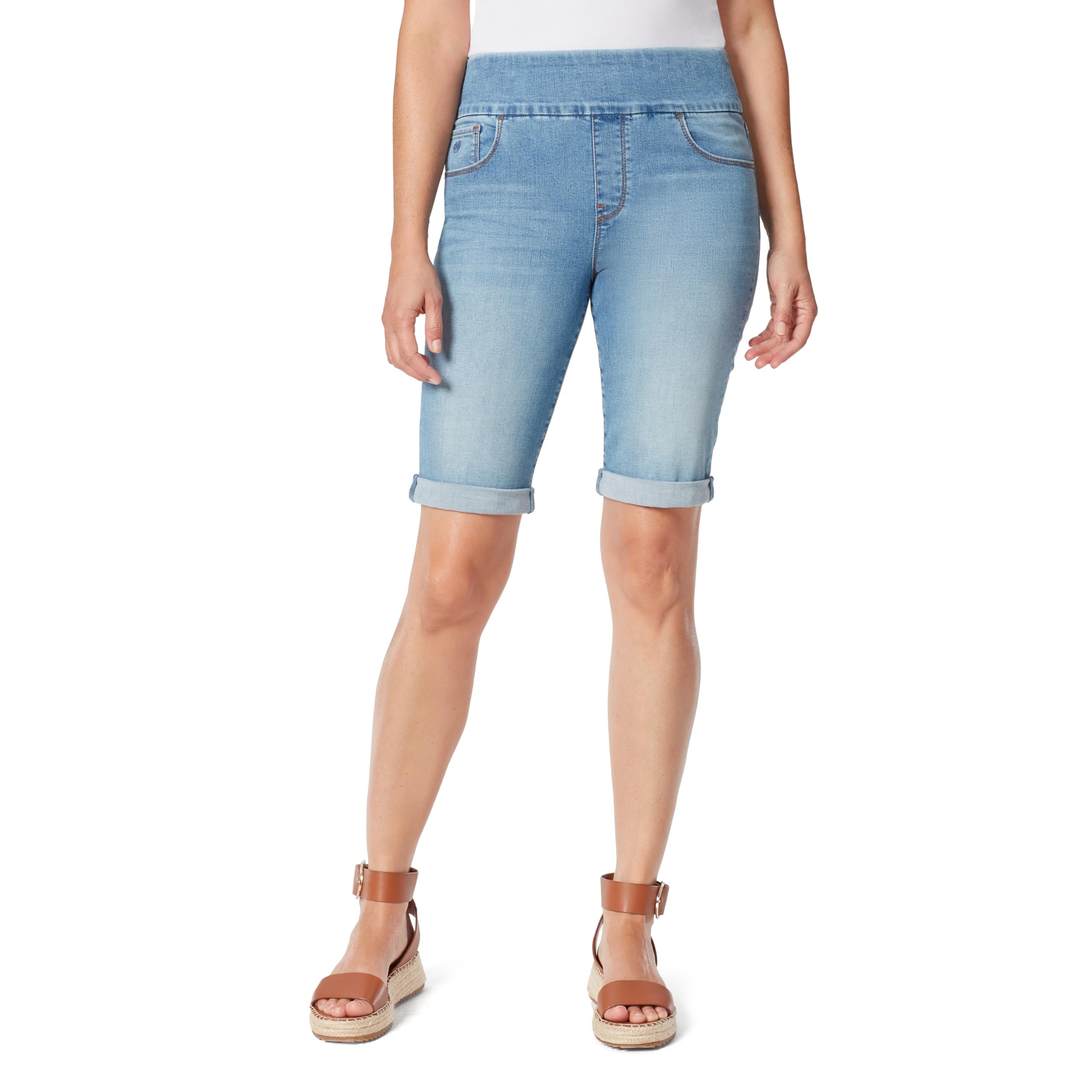 Gloria Vanderbilt Women’s Amanda Pull On Bermuda Short
