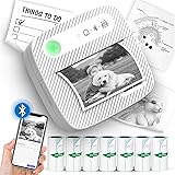 Sticker Printer with 7 Rolls Sticker