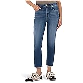 KUT from the Kloth Rachael High-Rise Fab Ab Mom Raw Hem