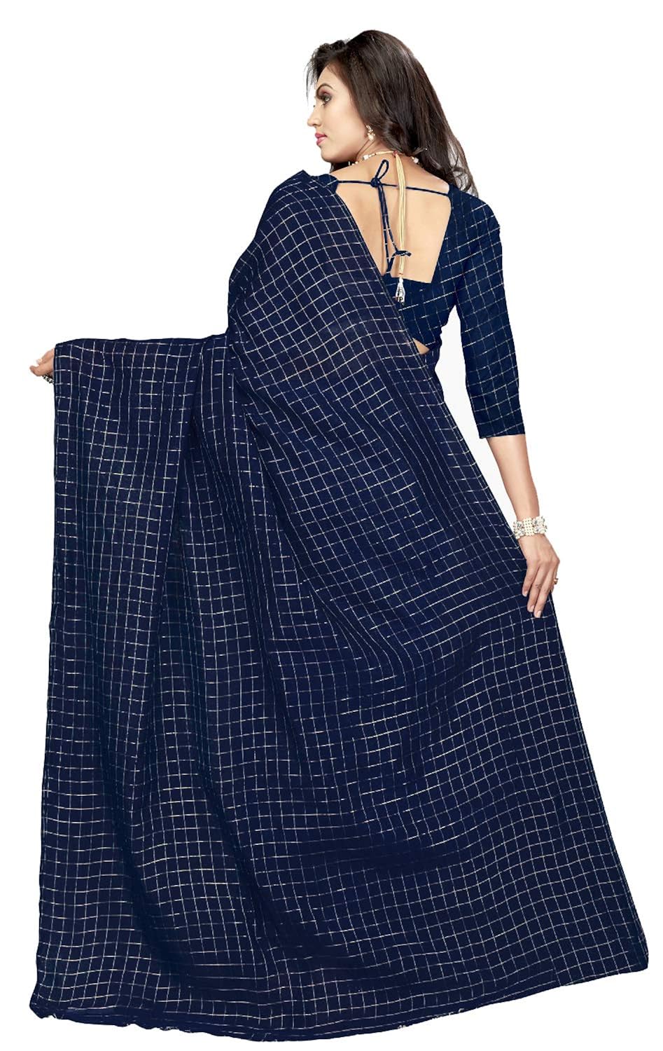 nena fashion cotton saree with blouse piece