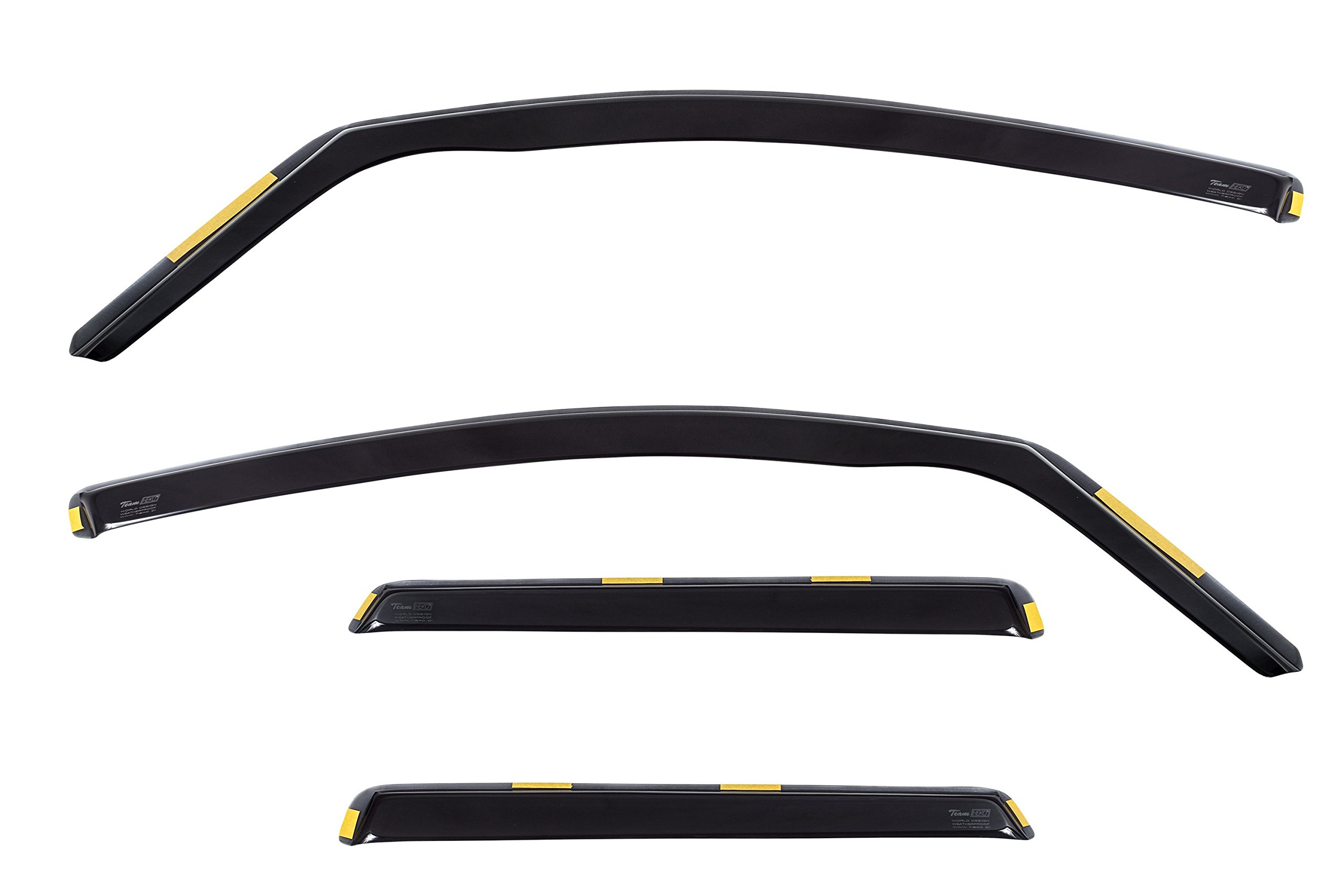 HEKO-12244 Front Rear Wind Deflectors Fits Citroen C5 2008 on Estate 5-Door Estate (4 Pieces)