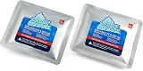 TOURIT Reusable Ice Packs Non-Lid 2 Sets Long Lasting Gel 7x6.5x0.4