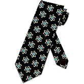 Three Rooker Atomic Nucleus Neckties Mens Science Ties Science Physics Chemistry Biology Tie