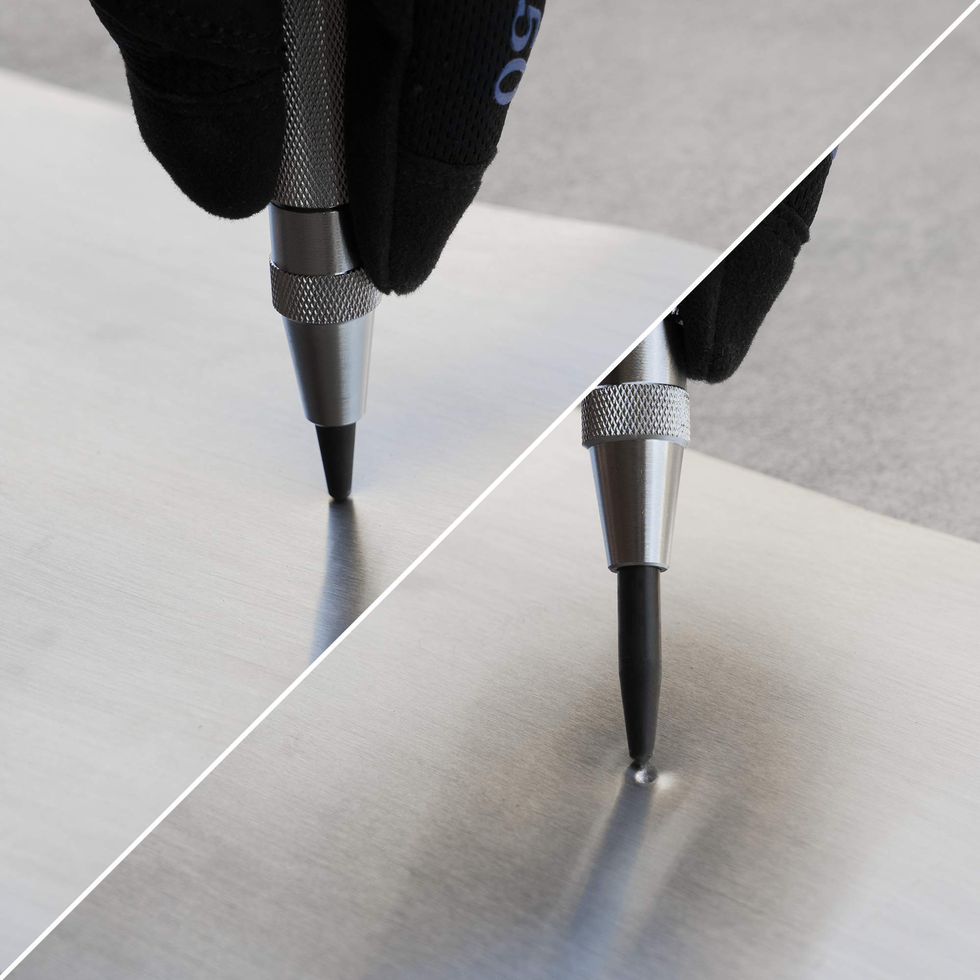 NEIKO 02639A 6Inch Automatic Center Hole Punch with Adjustable One