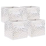 DII Non Woven Polyester Storage Bin, Polka
