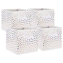 DII Non Woven Polyester Storage Bin, Polka
