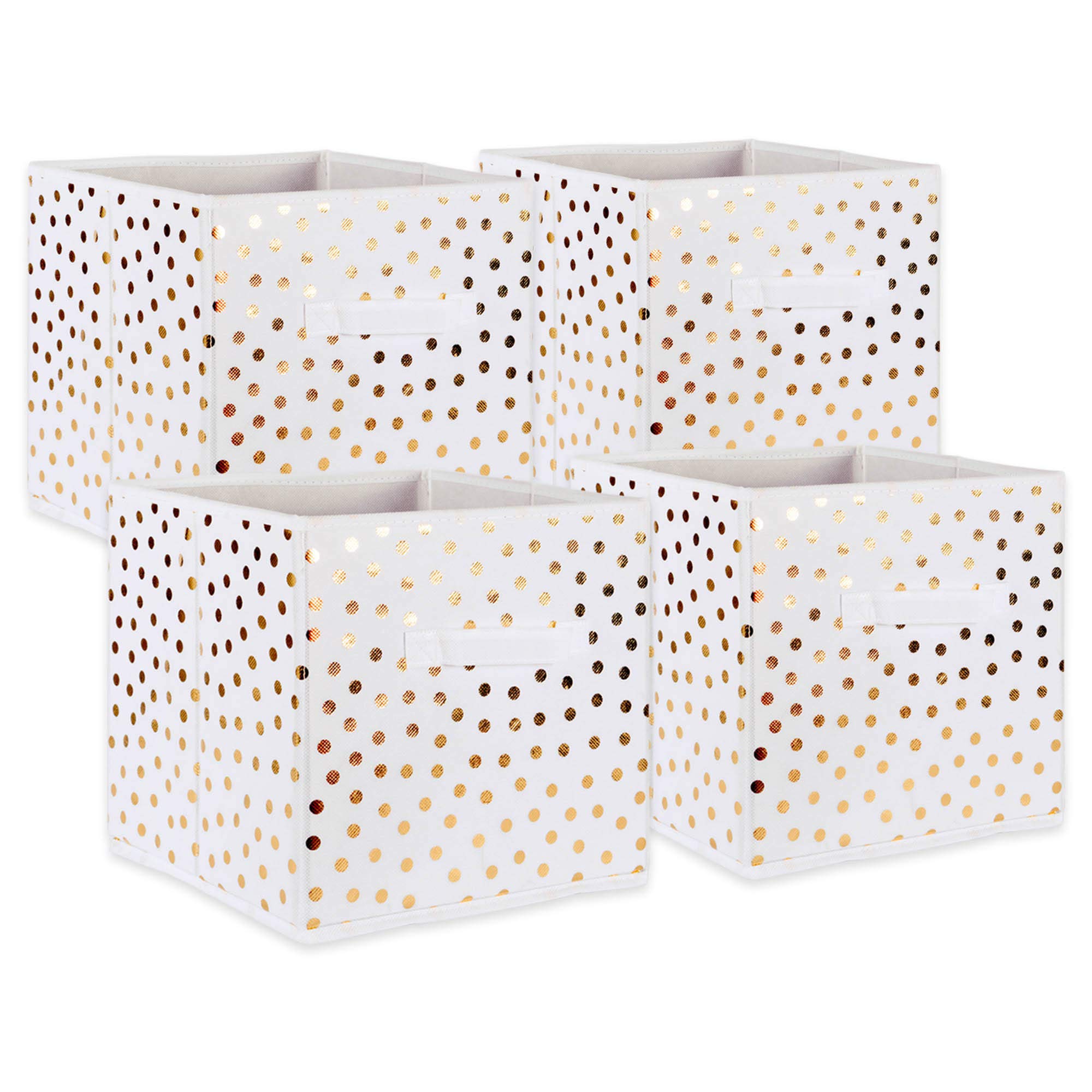 DII Non Woven Polyester Storage Bin, Polka