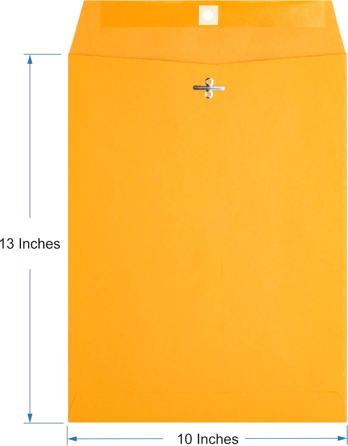 Brown Kraft Catalog Clasp Envelopes with Clasp Closure & Gummed Seal, 28lb Heavyweight Paper Envelopes, Great for Filing, Storing Or Mailing Documents, 25 Envelopes (10 x 13 inches) : Office Products