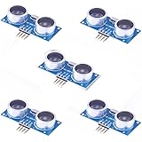 Gowoops 5PCS HC-SR04 Ultrasonic Module Distance Measuring Transducer Sensor for Arduino