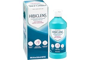 MÖLNLYCKE Hibiclens Antimicrobial/Antiseptic Skin Cleanser, 8 Ounces, Kills MRSA, Herpes, Avian Flu, Other Bacteria & Viruses, 4% CHG, Handwash, Skin & Wound Cleanser, Germ Killing Up to 6 Hours After Washing