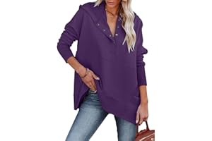 onlypuff Oversized Pulllover Hoodies for Women Fall Fashion Sweatshirts Teen Girls Hooded Tunic Tops