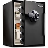 SentrySafe Black Fireproof Waterproof Floor Safe with Dial Combination Lock for Home or Office, 2.05 Cubic Feet, SFW205CWB