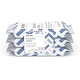 Amazon Brand - Solimo Flushable Adult Toilet Wipes, Fragrance Free, 126 Count