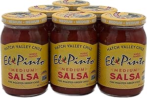 El Pinto Medium Salsa, 16 Ounce (Pack of 6)